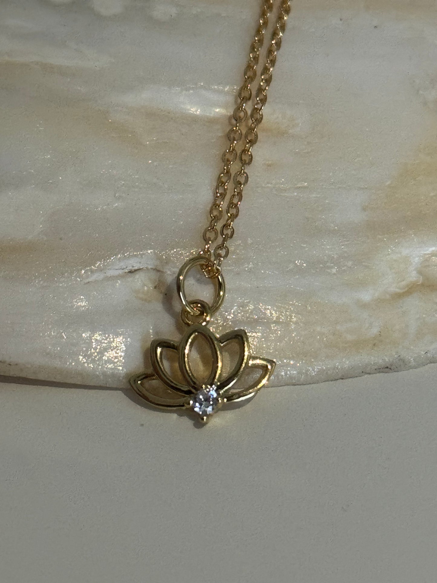 LOTUS NECKLACE GOLD